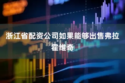 浙江省配资公司如果能够出售弗拉霍维奇